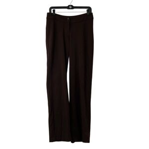 Chico's Women's Brown Soft Wide Leg Career Pants Trousers High Waisted Size 0/Sm